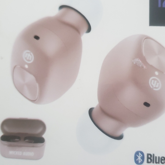 Wicked Audio Hiro True Wireless Bluetooth Ear Buds  Rose Gold - Picture 2 of 9
